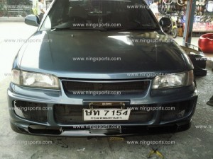 กันชนหน้า Mitsubishi E-Car ทรง EVO3 งานไฟเบอร์