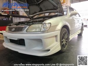 กันชนหน้า Toyota Soluna หยดน้ำ ทรง Veilside