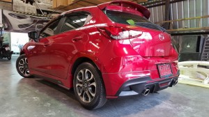 ชุดแต่งรอบคัน Mazda2 Skyactiv 4D-5D ทรง Drive68