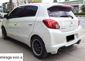 ชุดแต่งรอบคัน Mirage ทรง EVO X
