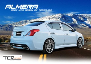 ชุดแต่งรอบคัน Nissan Almera ทรง Ter