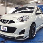 ชุดแต่งรอบคัน Nissan March 2013 ทรง SMT