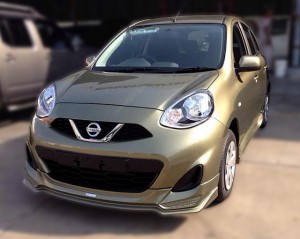 ชุดแต่งรอบคัน Nissan March 2013 ทรง SMT