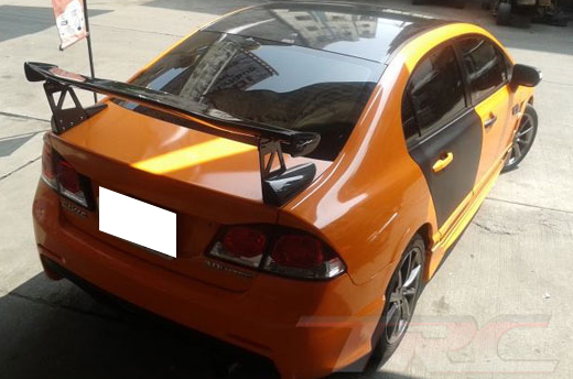 สปอยเลอร์ Honda Civic FD ทรง DTM Mugen Type-R แบบคาร์บอนทั้งตัว - ชุด ...