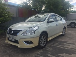 ชุดแต่งรอบคัน Nissan Almera ทรง Nissmo แบบงานดิบ