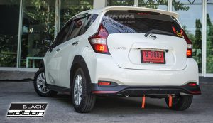 ชุดแต่งรอบคัน Nissan Note ทรง Black Edition