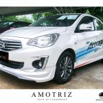 ชุดแต่งรอบคัน Mitsubishi Attrage 2017 ทรง Amotriz