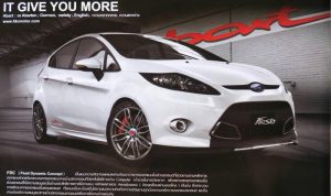 ชุดแต่งรอบคัน Ford Fiesta 5D ทรง Abarth