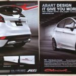 ชุดแต่งรอบคัน Ford Fiesta 5D ทรง Abarth
