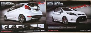 ชุดแต่งรอบคัน Ford Fiesta 5D ทรง Abarth