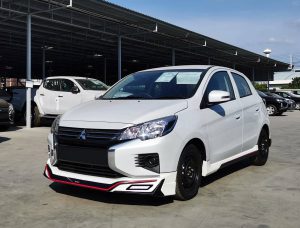 ชุดแต่งรอบคัน Mitsubishi Mirage 2019 ทรง Rider V.1