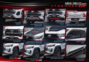 ชุดแต่งรอบคัน Toyota Revo 2020 Prerunner ทรง Xtreamer GT