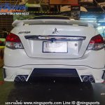 สเกิร์ตหลัง Mitsubishi Attrage ทรง Strom (งานดัดแปลง)