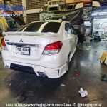 สเกิร์ตหลัง Mitsubishi Attrage ทรง Strom (งานดัดแปลง)