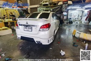 สเกิร์ตหลัง Mitsubishi Attrage ทรง Strom (งานดัดแปลง)