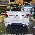 สเกิร์ตหลัง Mitsubishi Attrage ทรง Strom (งานดัดแปลง)