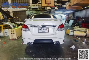 สเกิร์ตหลัง Mitsubishi Attrage ทรง Strom (งานดัดแปลง)