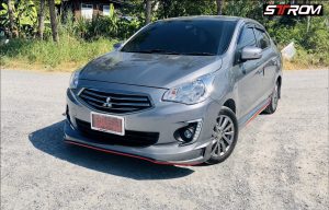 ชุดแต่งรอบคัน Mitsubishi Attrage 2017 ทรง Strom