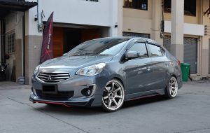 ชุดแต่งรอบคัน Mitsubishi Attrage 2017 ทรง Redline