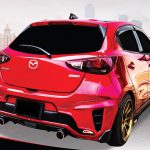 ชุดแต่งรอบคัน Mazda2 2015 Skyactiv ทรง Redline