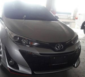 สเกิร์ตหน้า Toyota Yaris 2017 ทรง JR3