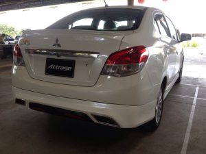 ชุดแต่งรอบคัน Mitsubishi Attrage 2013 ทรง Team RS