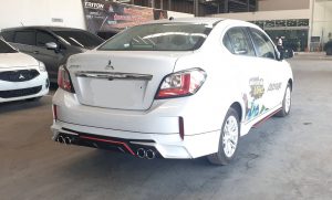 ชุดแต่งรอบคัน Mitsubishi Attrage 2020 ทรง Rider