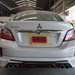 ชุดแต่งรอบคัน Mitsubishi Attrage 2020 ทรง Rider ปลายท่อกลมแฝด