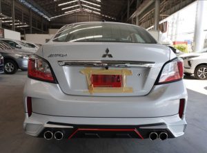 ชุดแต่งรอบคัน Mitsubishi Attrage 2020 ทรง Rider ปลายท่อกลมแฝด