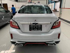 ชุดแต่งรอบคัน Mitsubishi Attrage 2020 ทรง Rider ปลายท่อ VIP