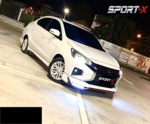 ชุดแต่งรอบคัน Mitsubishi Attrage 2020 ทรง Sport-X