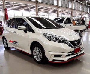 ชุดแต่งรอบคัน Nissan Note ทรง BK2
