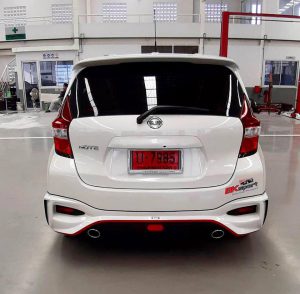 ชุดแต่งรอบคัน Nissan Note ทรง BK2