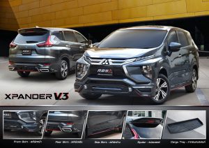 ชุดแต่งรอบคัน Mitsubishi Xpander ทรง IDEO V.3