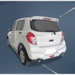 ชุดแต่งรอบคัน Suzuki Celerio ทรง Santo