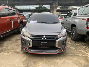 ชุดแต่งรอบคัน Mitsubishi Mirage 2019 ทรง Rider V.2